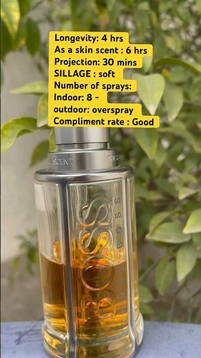 Boss The Scent by Hugo Boss | perfume review #perfume #cologne