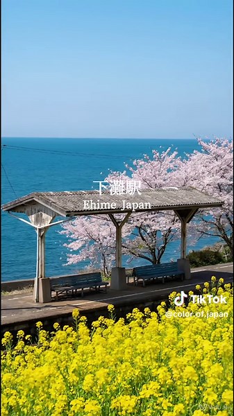 下灘駅の絶景旅：夕暮れと青の美しさ