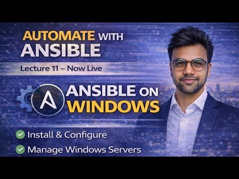Ansible Lecture 11 | Ansible on Windows using WSL | Install & Configure Ansible