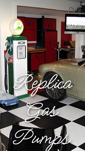 Ever dreamed of owning a gas pump without the buying-gas part? We've got just the thing to fuel your nostalgia! 🚗💡 These replica gas pumps light up better than Uncle Joe's dance moves at a wedding and they're perfect for every garage enthusiast. Whether you're tapping a brew or charging an EV, our pumps have you covered. Swipe right for a pump that won't break the bank! https://www.carguygarage.com/decor/reproduction-gas-pumps #GarageGoals #CarGuyLife #VintageVibes #LightItUp | Car Guy Garage