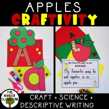 Apple Writing Craft | Fall Apple Craft | Apple Day Activities