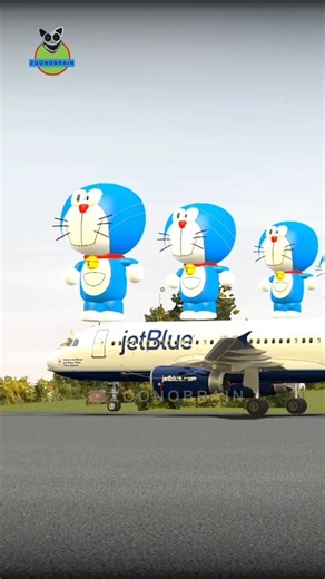 small vs big doremon attacks #zoonomaly #zoonobrain #gmod #viral #games