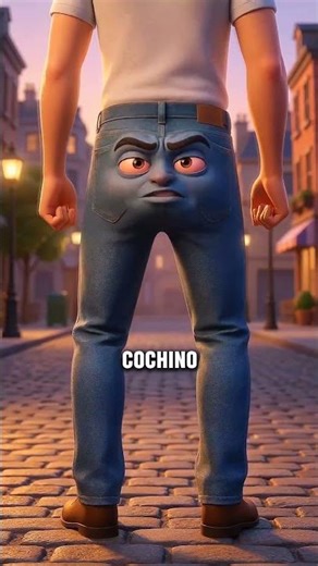 pantalón enojado por mala higiene #3d #objects #shorts #curiosidades