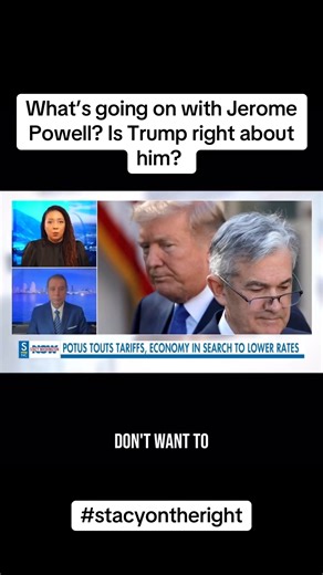 2.9K views · 87 reactions | What’s going on with Jerome Powell? Is Trump right about him? #economy #economicstability #money #EconomicSuccess #moneymatters #fypシ #Trump #DonaldTrump | Stacy on the Right Show | Facebook