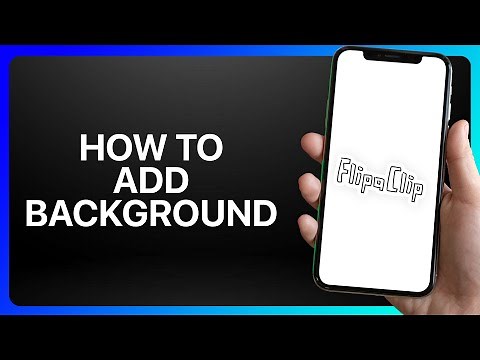 How To Add Background In FlipaClip Tutorial