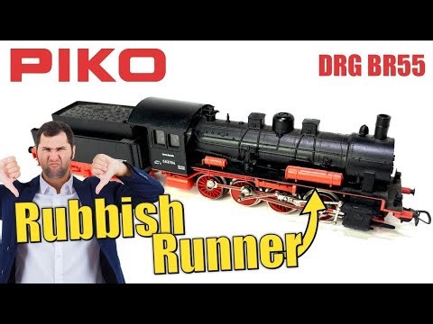 Rubbish Runner! Old Piko Deutsche Reichsbahn BR55 Model Railway Steam Locomotive Repair