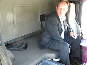 Scania R Series slide-out bunk