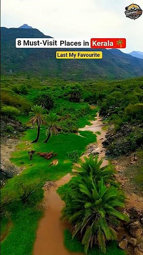 8 Must-Visit Places in Kerala 🌴🌊l Best Kerala Travel Guide ✨l #shorts #travel
