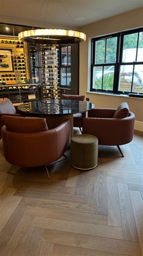 Great bar design doesn’t stop at the cabinetry—it’s the stools, finishes, and how it all comes together. Our recent project shows just how elevated this space can be. For insights into getting it right, read the blog. (Link in bio) #bardesign #luxuryinteriordesign #homebargoals #barstools | FCI London | Facebook