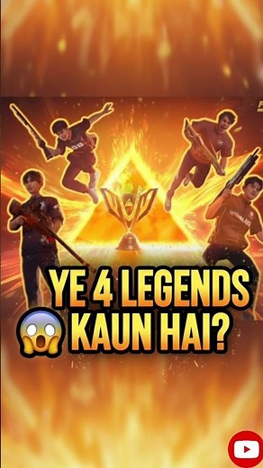 Free Fire ke ye 4 Pro Players kaun hai? 😱 | FF Esports Legends Explained #esports #wassana #rasyah