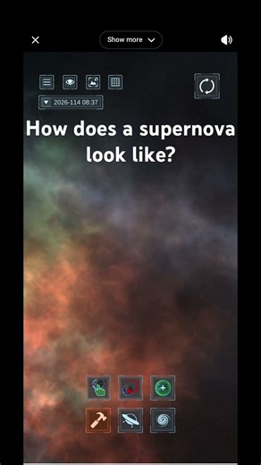 How does a Supernova look like?