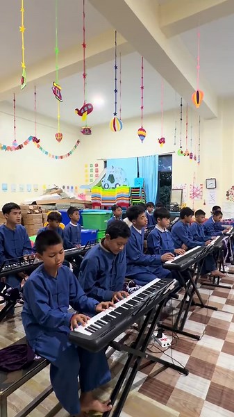 Piano Class for Grade 1-5 — Kawdai Primary School 2026