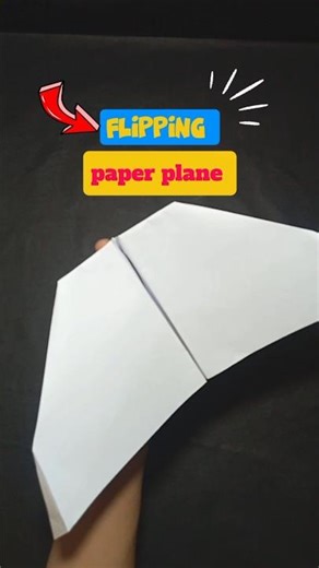 How to Make a Flipping Paper Plane ✈️ Amazing Trick Plane Tutorial (Easy & Fast)