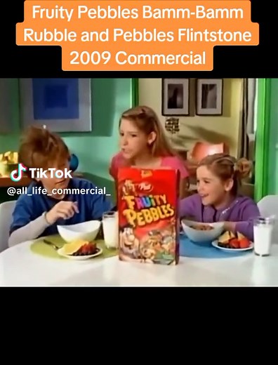 Fruity Pebbles Bamm-Bamm Rubble and Pebbles Flintstone 2009 Commercial #fruitypebbles #televisioncommercial #commercial #nostalgia #2009commercial #nostalgiacommercial #fruitypebblescommercial #2000commercial #nostalgiacommercial #ceralcommercial #2000s