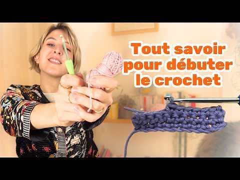 TUTO CROCHET : Les points principaux (maille serrée, demie-bride, bride, double bride)