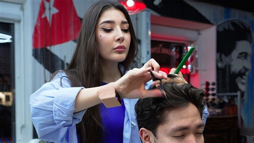 121K views · 1.6K reactions | (ASMR) You’ll Want Her as Your Barber After Watching This! | Yes Plz ASMR | Facebook