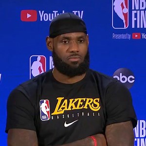 1.7M views · 10K reactions | "Job is not done. We're not satisfied with winning one game." —LeBron James after winning Game 1 of the NBA Finals | SportsCenter | Facebook
