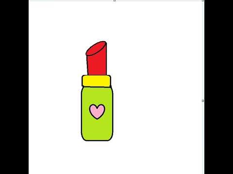 lipstick| Easy drawing| fun for kids| For girls