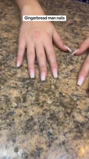 Festive Gingerbread Man Nail Designs for Christmas