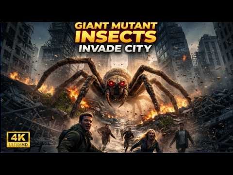 Giant Mutant Insects Take Over the City! | Apocalypse Simulation (8K Cinematic) 🕷️🏙️