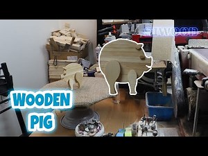 Crafting a Cute Wooden Pig | Handmade Wooden Art