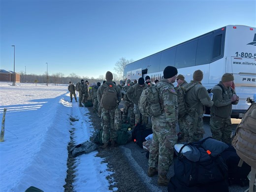 Indiana National Guard soldiers deploy to Romania for firefighting mission