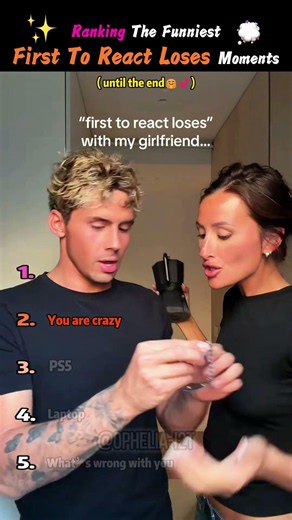 Ranking The Funniest First To React Loses Moment🤐#shorts#challenge#funny#viral#fyp#game#reaction