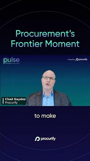 Procurement’s Frontier Moment: The Shift from Control to Empowerment | Pulse 2025 Keynote