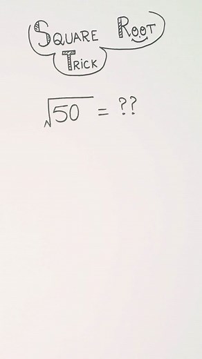Square Root Math Trick: Learn Vargmul & Square Roots 1-50 | Educational Math Videos