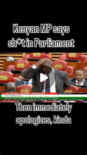 Larry Madowo on Instagram: "TJ Kajwang says “shit” in Parliament then immediately apologizes, sort of. Did he make it better, or worse?"