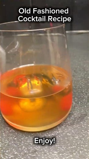 Old Fashioned Cocktail Recipe!