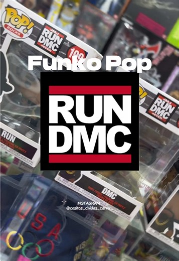 Figuras originales RUNDMC 80s vintage vibes Funko Pop CDMX