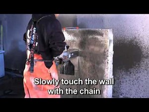 ICS Concrete Cutting Chain Saws - Cutting Techniques
