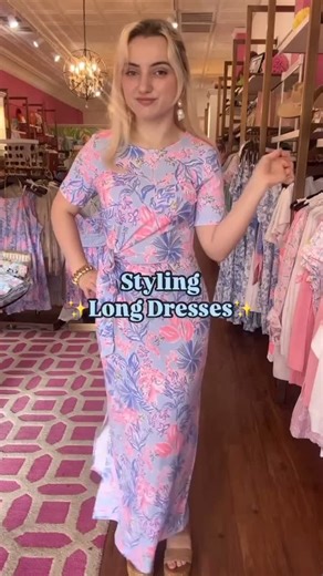 Lilly Pulitzer Signature Store on Instagram: "Long, luxe, and Lilly—styling these dreamy dresses your way! Come style your own way in-store or online at pinkofthepines.com  ✨"