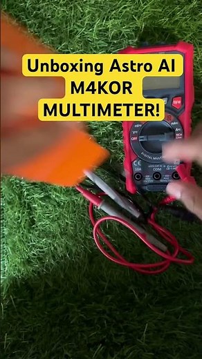 Unboxing Astro Ai M4KOR multimeter! #asmr #unboxing #arduino #esp32 #multimeter