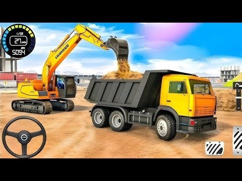“JCB Game 3D Road Construction Simulator 2026 – Ultimate Android Gameplay!”
