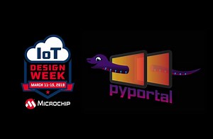 IoT Design Week with Microchip and Adafruit! PyPortal GIVEAWAY! @MicrochipTech @MicrochipMakes @adafruit #IoTDesignWeek2019