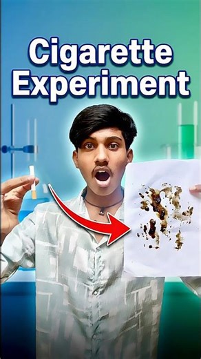 Cigarette Smoke Experiment Truth#shorts #experiment