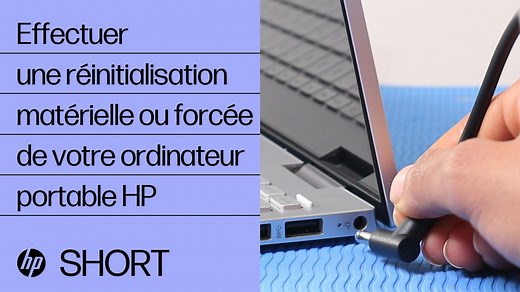 Effectuer une réinitialisation matérielle ou forcée de votre ordinateur portable HP