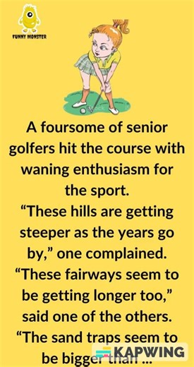 5.5K views | A foursome of senior golfers ...Brilliant continuation in the first comment  | LOL Stories | Facebook