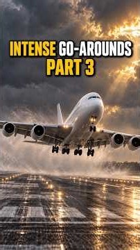 Most Intense Plane Go-Arounds Ranked - Part 3 ✈️ #aviation #goaround #airplanes #pilots #shorts