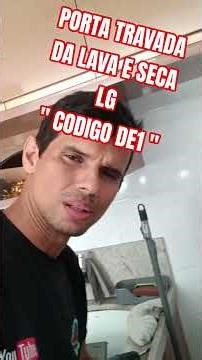 LG Washer and Dryer Door Locked "DE1" #lavasecalg