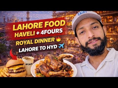 Lahore Food Vlog 🍗 | Haveli Restaurant + Four Restaurant & Back to Hyderabad