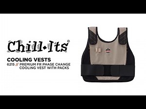 Chill-Its 6215 Fire-Resistant Phase Change Cooling Vest Fights Arc Flash & Heat