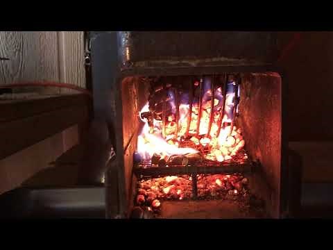 Rocket Stove Pellet Heater. Install And Test
