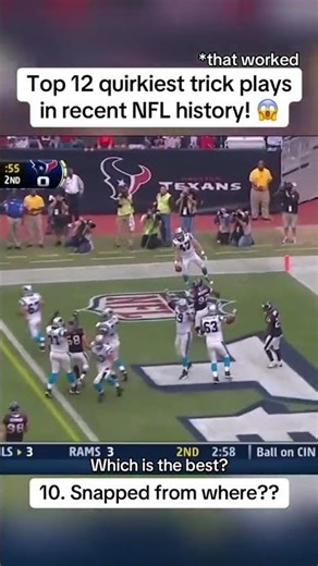 Top 12 Most INSANE Trick Plays in Recent NFL History 😱
