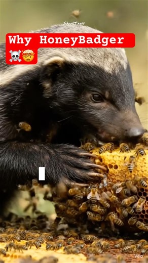 Honey Badger Ko Yeh Naam Kyun Mila? Sach Jaan Kar Darr Jaoge! #shockingfacts #shorts