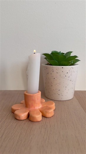 Handmade Flower Candle Holder for Cozy Staying-In Evenings