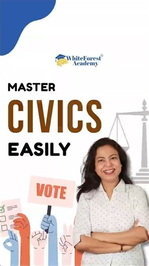 How to simplify #civics to #remember it easily. #whiteforestacademy #education #studysmart