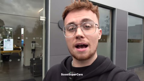 Million pound Bugatti Veyron collection at London supercar dealership